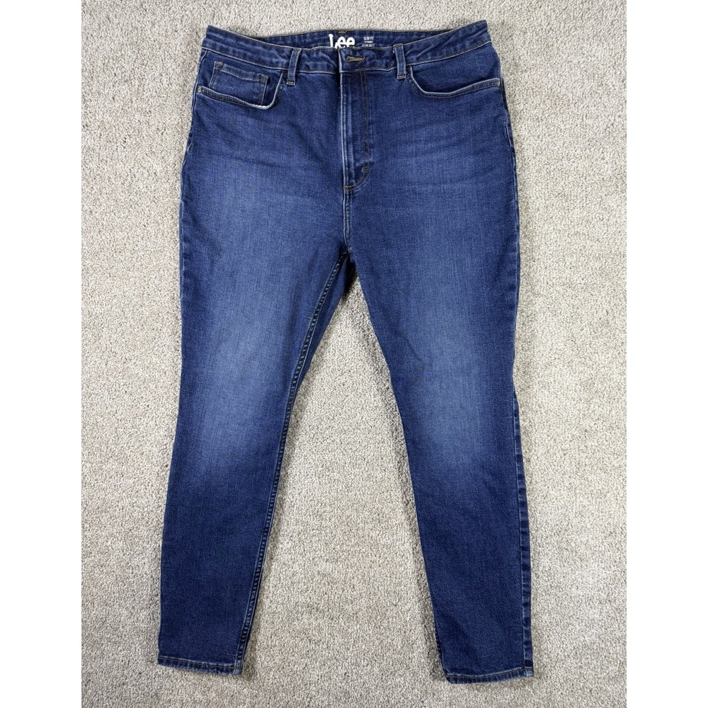 Pantalón Jean Lee Heritage Slim Fit Skinny Tiro Alto Talla 16M